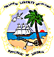 государственный герб Республика Либерия