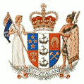 государственный герб Новая Зеландия