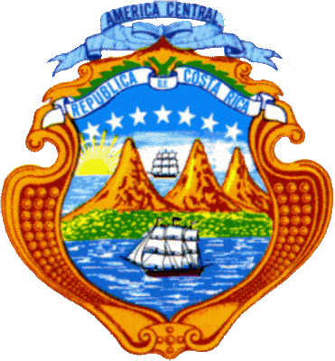 государственный герб Республика Коста-Рика