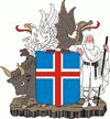 государственный герб Республика Исландия