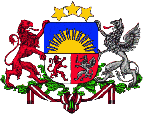 государственный герб Латвийская Республика