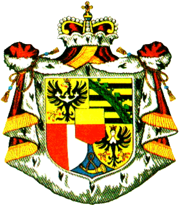 государственный герб Княжество Лихтенштейн