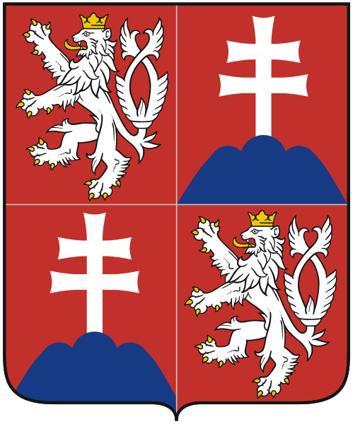 государственный герб Чешская и Словацая Федеративная Республика