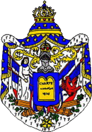 государственный герб Французское Королевство 2-е
