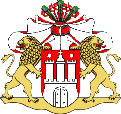 государственный герб Вольный город Гамбург