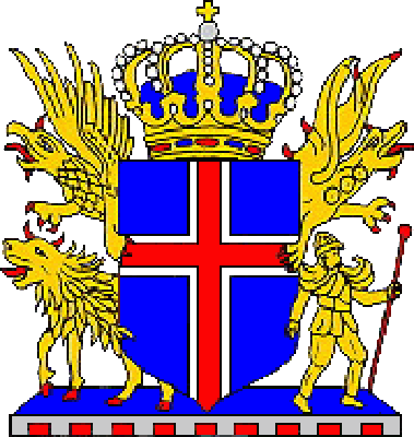 государственный герб Исландия