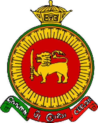 государственный герб Британский Цейлон