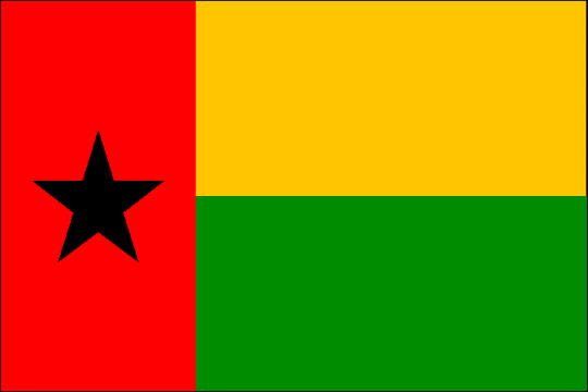 государственный флаг Республика Гвинея-Бисау