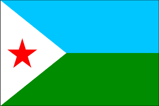 государственный флаг Республика Джибути
