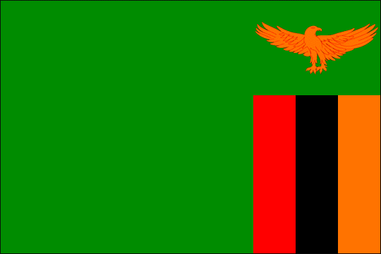 государственный флаг Республика Замбия