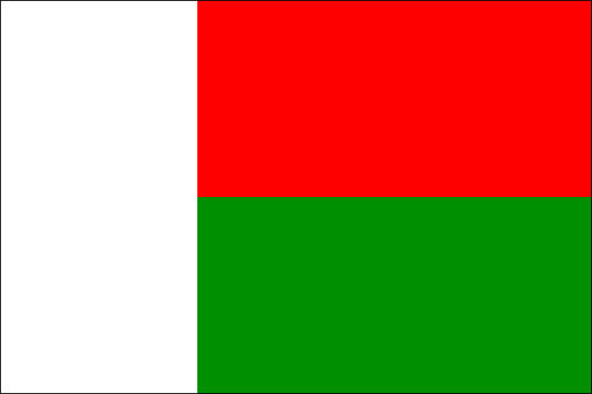 государственный флаг Демократическая Республика Мадагаскар