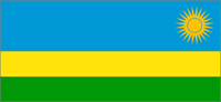 государственный флаг Руандийская Республика