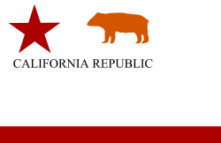 государственный флаг Республика Калифорния