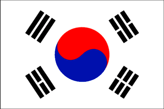 государственный флаг Республика Корея