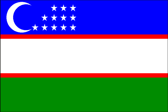 государственный флаг Республика Узбекистан