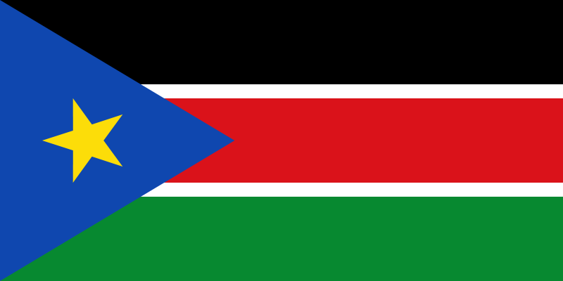 государственный флаг Республика Южный Судан