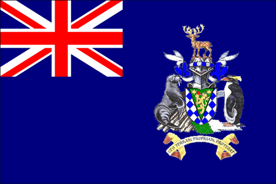 государственный флаг Южная Джорджия и Южные Сандвичевы острова