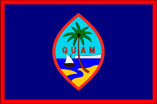 государственный флаг Территория Гуам