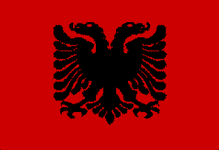 государственный флаг Республика Албания