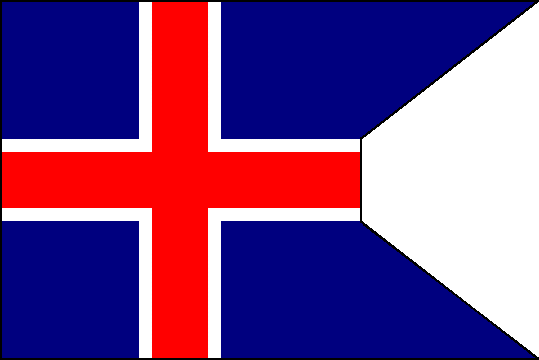 государственный флаг Республика Исландия