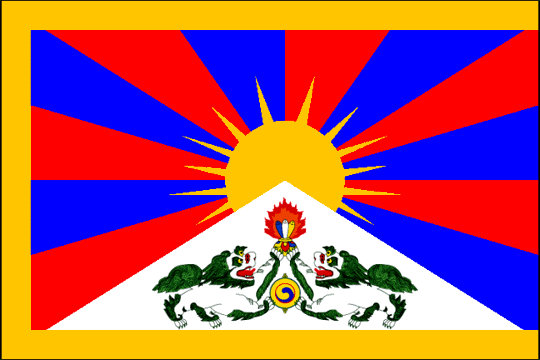 государственный флаг Регион Тибет