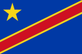 государственный флаг Демократическая Республика Конго 1-я