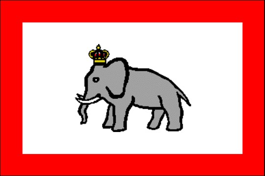 государственный флаг Королевство Дагомея