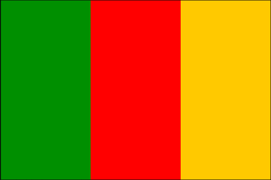 государственный флаг Республика Камерун 1-я