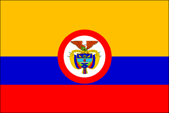 государственный флаг Республика Колумбия