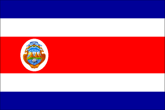 государственный флаг Республика Коста-Рика