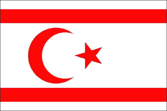 государственный флаг Турецкая Республика Северного Кипра