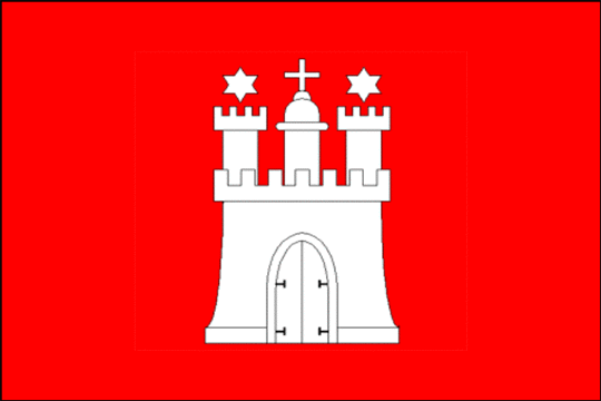 государственный флаг Вольный город Гамбург