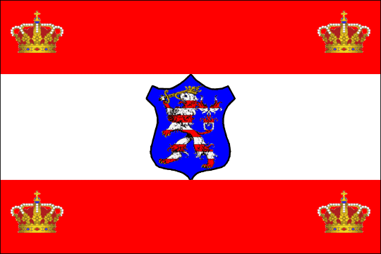 государственный флаг Великое герцогство Гессен и Рейн