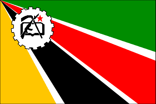 государственный флаг Народная Республика Мозамбик