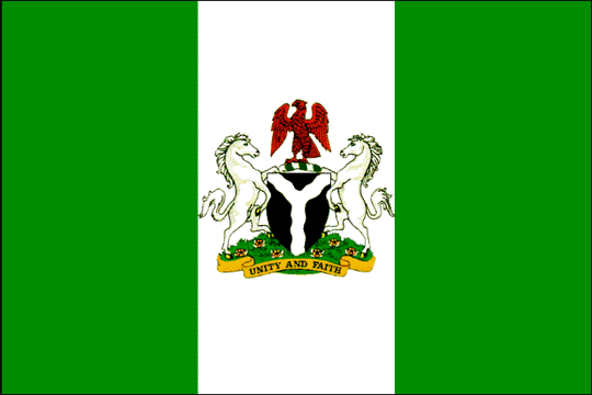 государственный флаг Федеративная Республика Нигерия