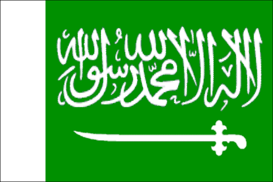 государственный флаг Королевство Хиджаза, Неджда и присоединённых областей