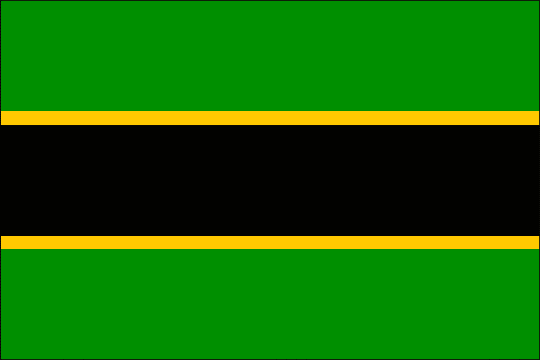 государственный флаг Республика Танганьика