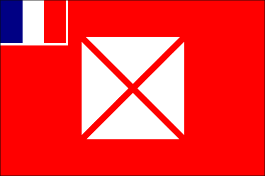 государственный флаг Территория островов Уоллис и Футуна
