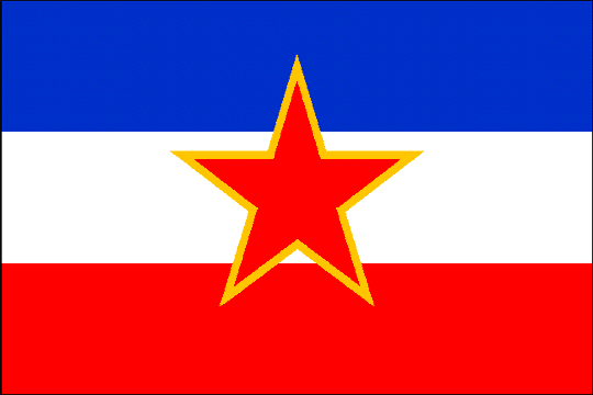 государственный флаг Федеративная Народная Республика Югославия